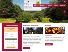 Tablet Screenshot of berghotel-hohemark.de
